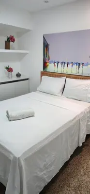 Uma cama ou camas num quarto em Ocean Scala by DS Imóveis