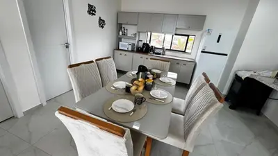 A cozinha ou kitchenette de Conforto, lazer e otima localização - Beach Park