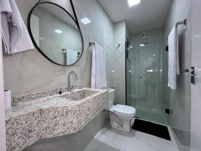 Uma casa de banho em Conforto, lazer e otima localização - Beach Park