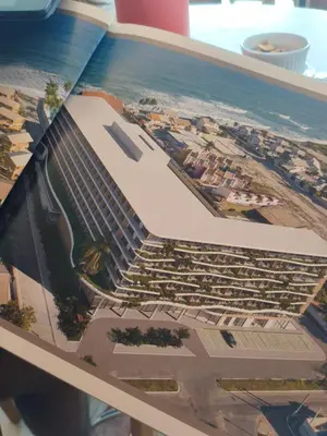 Uma vista geral de Caiçara ou a vista da cidade a partir do apartamento