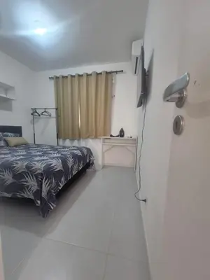 Uma cama ou camas num quarto em Casa Completa, Paraíso em Aquiraz