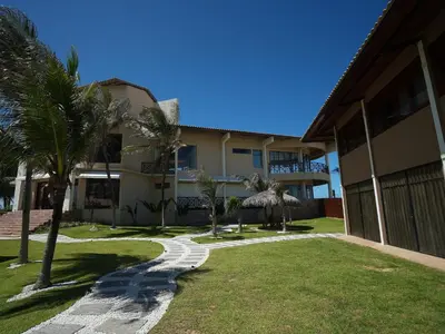 O edifício onde a casa de hóspedes está situado