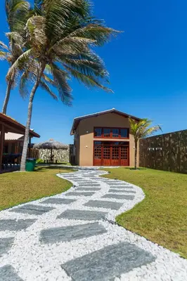 O edifício onde a casa de hóspedes está situado