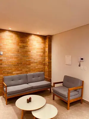 Uma área de estar em Beachousebrazil - Luxury Beach Vila Praia do Preá