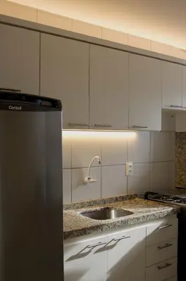 A cozinha ou kitchenette de Ap Futurinho