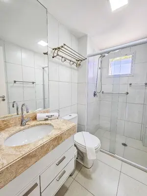 Uma casa de banho em Golf Ville Resort, Porto das Dunas, Aquiraz