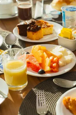 Refeições no hotel ou nas proximidades