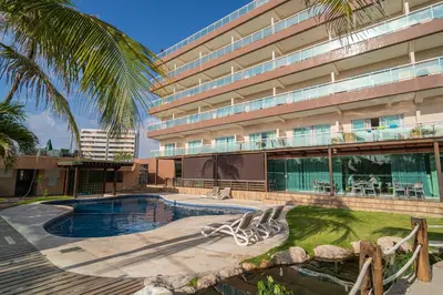 A piscina em ou perto de Crocobeach Hotel