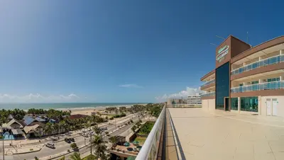 Uma vista do mar geral ou uma vista do mar a partir do hotel