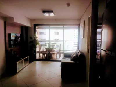Uma área de estar em Residência Landscape Em Fortaleza Gold