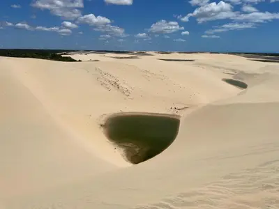 Paisagem natural perto das estalagens