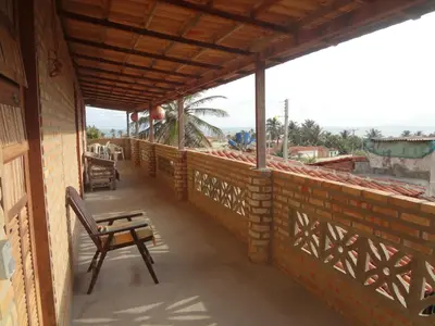 Uma varanda ou terraço em Pousada Sol e Mar