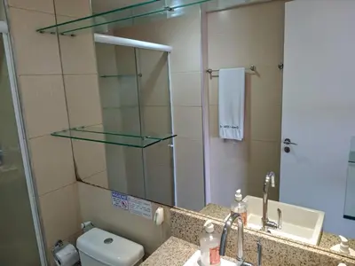 Uma casa de banho em Apartamento Mobiliado Fortaleza-Landscape Beira-Mar