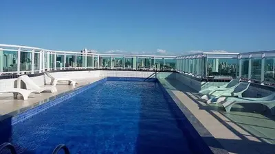 A piscina em ou perto de Flat Studio Iracema apto 602