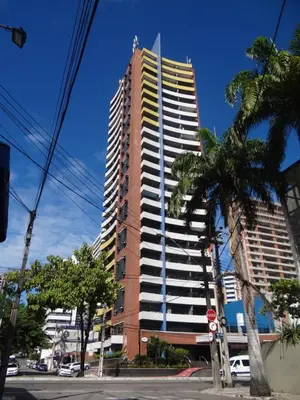 O edifício onde o aparthotel está situado