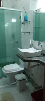 Uma casa de banho em Pousada Munguba