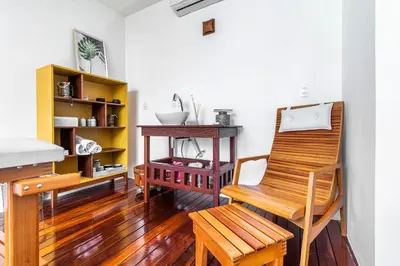 Uma área de estar em Eco Village Cumbuco