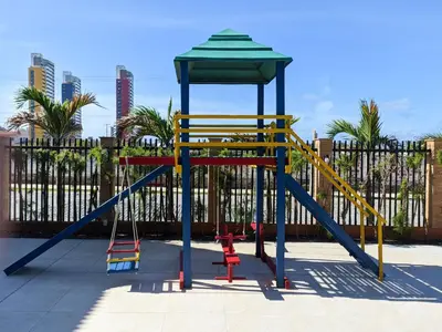 A área de jogos para crianças em Golden Beach Hotel