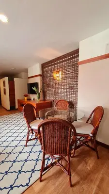 Uma área de estar em Carppa Hotel