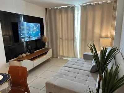 Uma televisão e/ou sistema de entretenimento em Terraços do Atlantico - Beira mar de Iracema