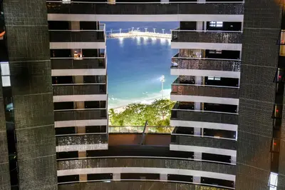 A planta de Apartamento na Beira Mar de Fortaleza - Edifício Landscape