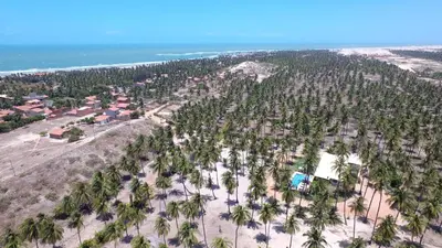 Paisagem natural perto da casa de férias