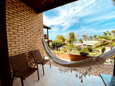 Uma varanda ou terraço em Pousada Catavento
