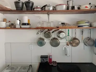 A cozinha ou kitchenette de Pousada Infinito Azul