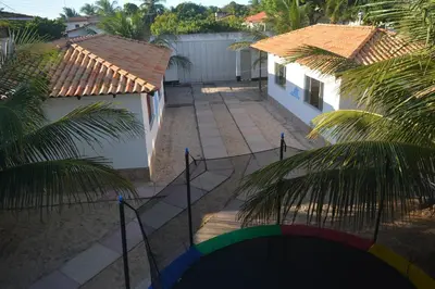 O edifício onde a casa de férias está situado