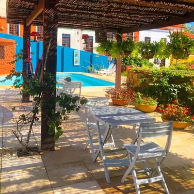 A piscina em ou perto de Pousada Manjericão
