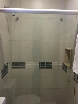 Uma casa de banho em Pousada Manjericão