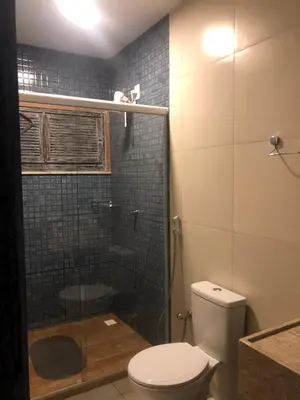 Uma casa de banho em Pousada Manjericão