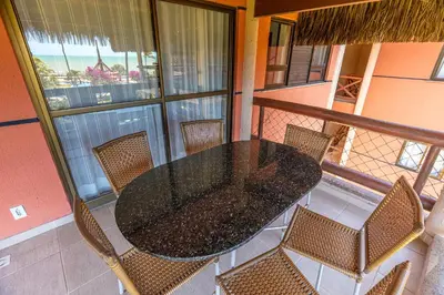 Uma área de estar em Cumbuco Dream Village Duplex with 3 bedrooms