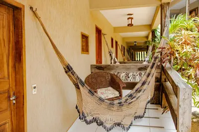 Uma área de estar em Hotel Maré Mansa