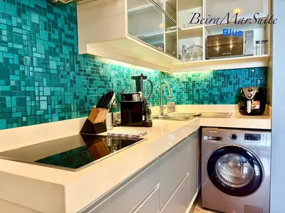 A cozinha ou kitchenette de Beira Mar Suite
