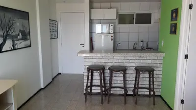 A cozinha ou kitchenette de Apartamentos Vila de Iracema
