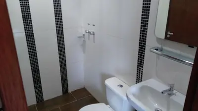Uma casa de banho em Ruan Beach