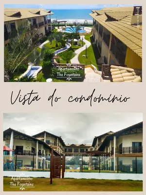 O edifício onde o apartamento está situado