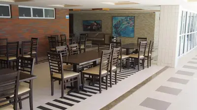 Um restaurante ou outro lugar para comer em Scopa Beach Fontenelle - 3 suítes - vizinho Beach Park