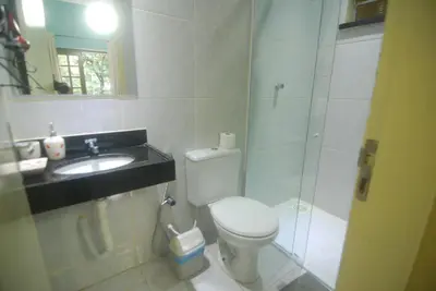 Uma casa de banho em Refúgio Pousada Fortaleza