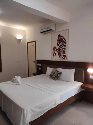 Uma cama ou camas num quarto em Hotel Sao Francisco
