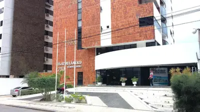 O edifício onde o aparthotel está situado
