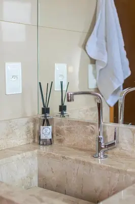 Uma casa de banho em Pousada Preamar
