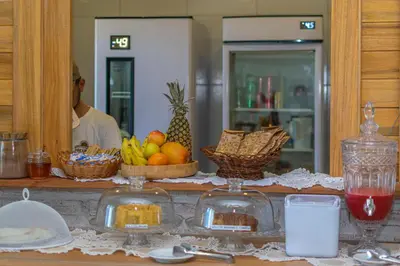 Refeições na casa de hóspedes ou nas proximidades