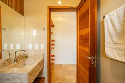 Uma casa de banho em Pousada Preamar