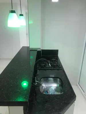 A cozinha ou kitchenette de Pousada Green Aeroporto Rodoviária