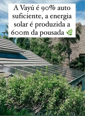 A planta de Pousada Vayú