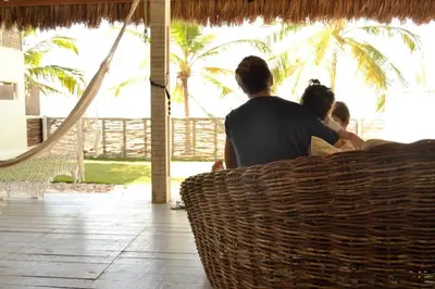 Os clientes hospedados em Nordestina Casa de Mar
