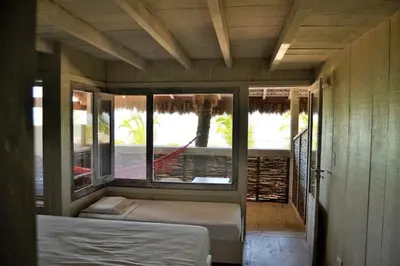 Uma cama ou camas num quarto em Nordestina Casa de Mar