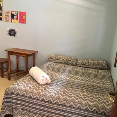 Uma cama ou camas num quarto em Villa Dunas Jeri